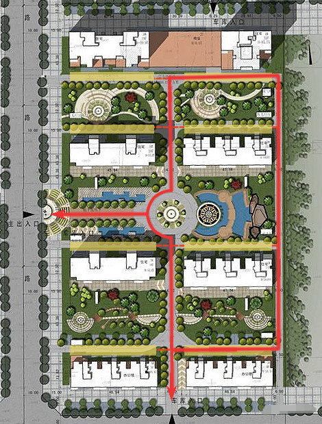 低多层住宅小区消防车道设计要求