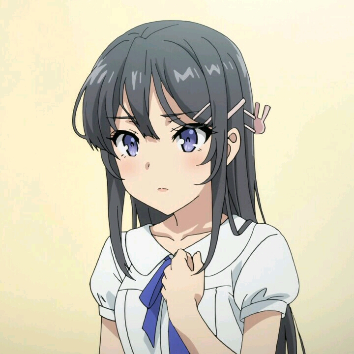 青春猪头少年不会梦到兔女郎学姐樱岛麻衣自截头像第二期