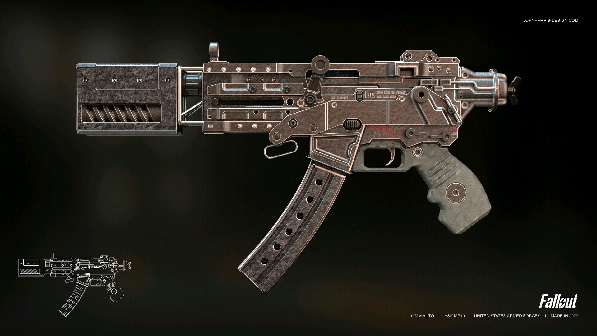 【废土朋克】辐射枪械合集1