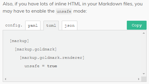 Hugo markdown goldmark Hugo markdown goldmark