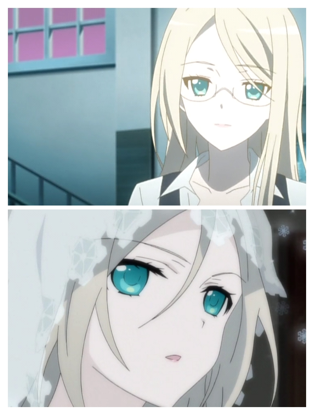 动画 动漫资讯 日漫剧眼镜&素颜角色对比(截图)