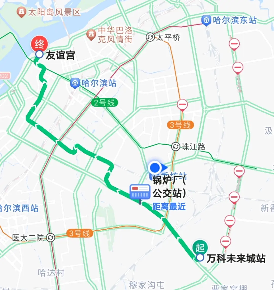 哈尔滨s12公交车路线图图片