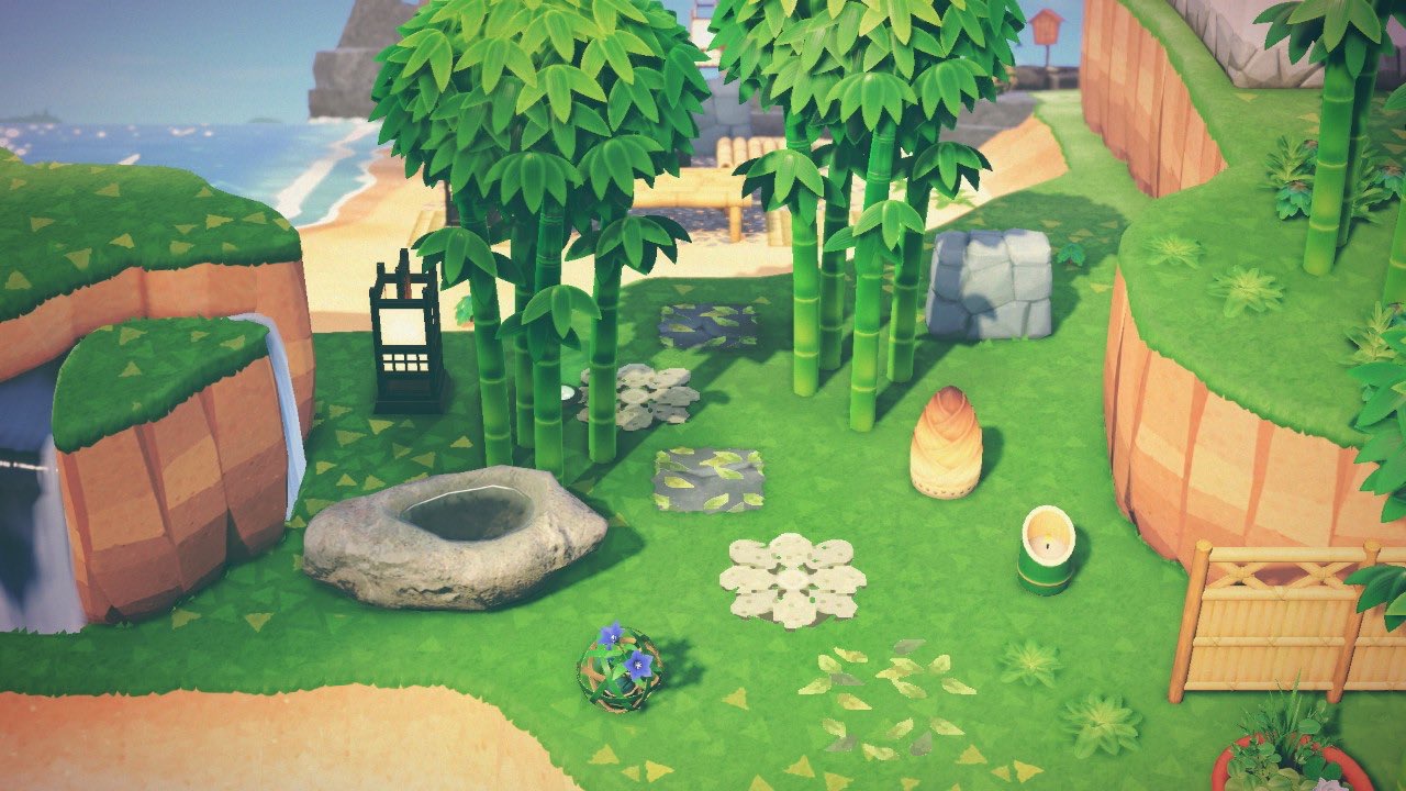 「建造吧,动物森友会」竹林,露天温泉岛屿设计⑨