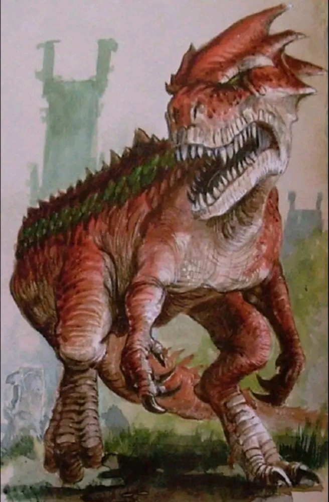 中古战锤 露丝契亚之王 暴龙