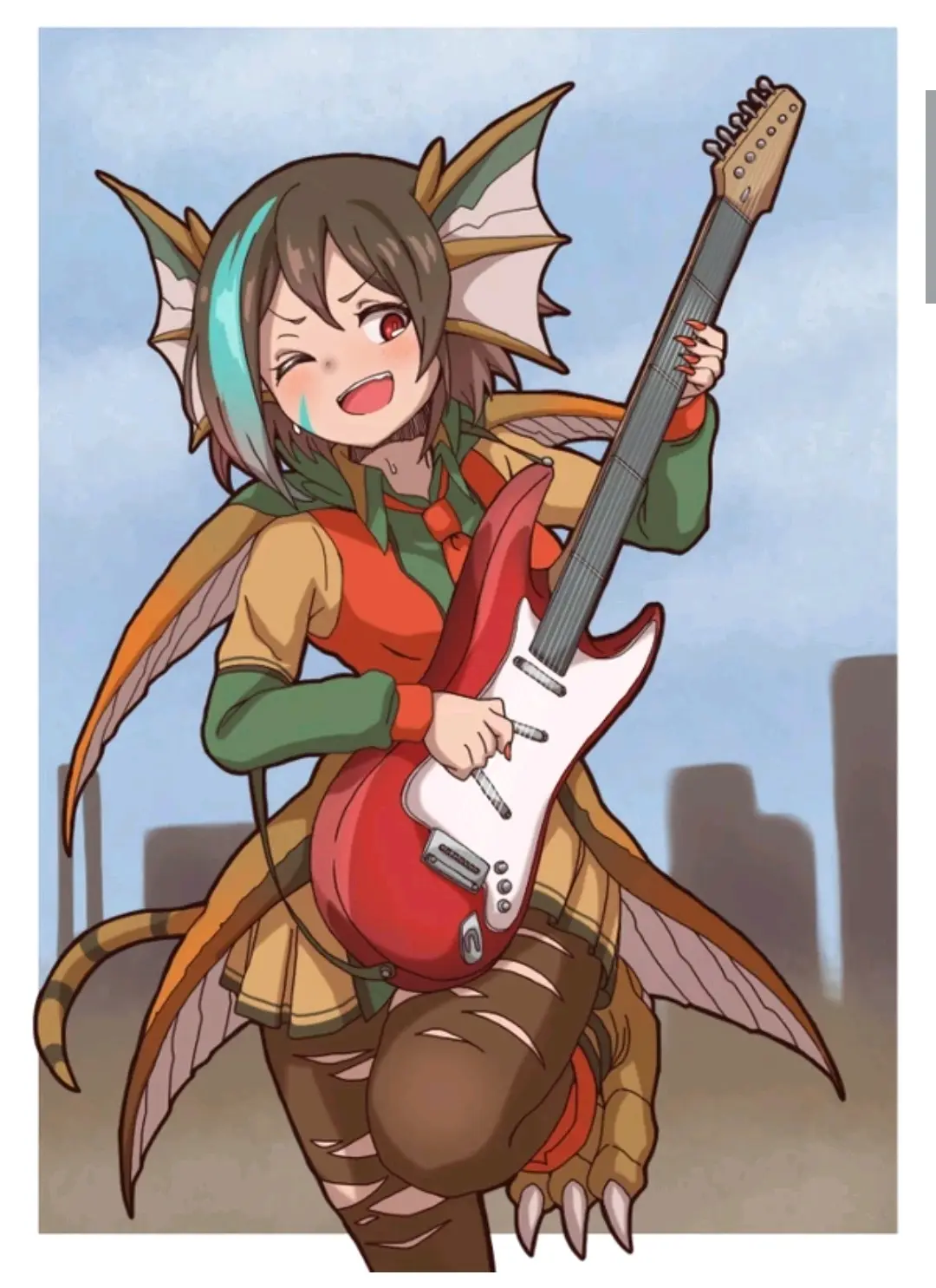 (无授权搬运)怪兽娘同人图(原作者音無静子)