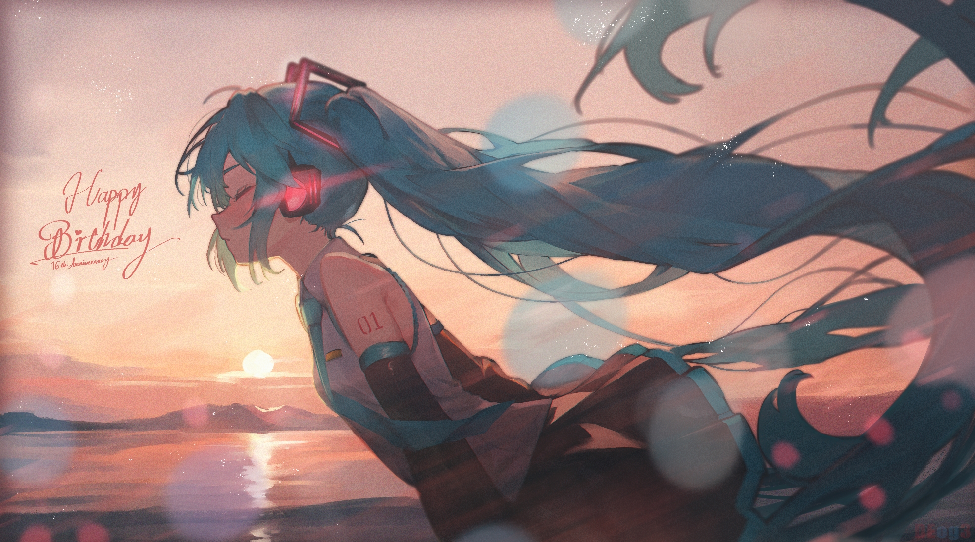 『初音ミク』16周年纪念贺图100张ღˇ