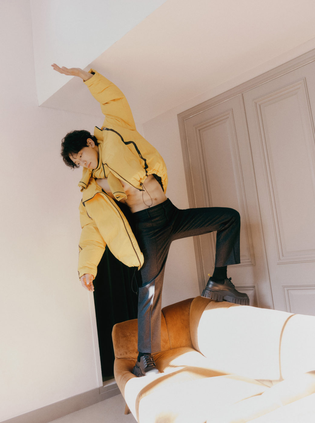 gq korea × fendi × rain(郑智薰)