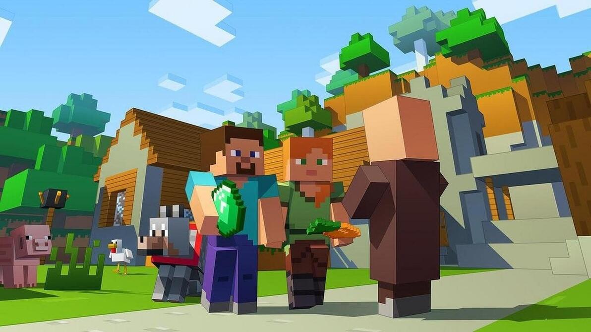 Minecraft经典壁纸大展览(第二部) - 哔哩哔哩
