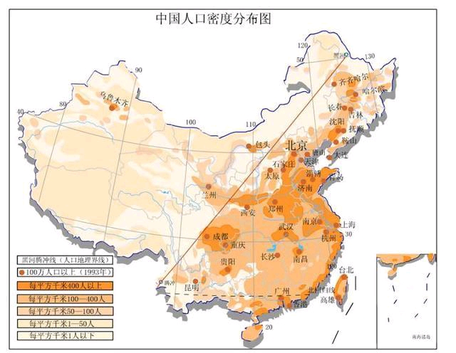 关于中国常住人口最多的三个省份