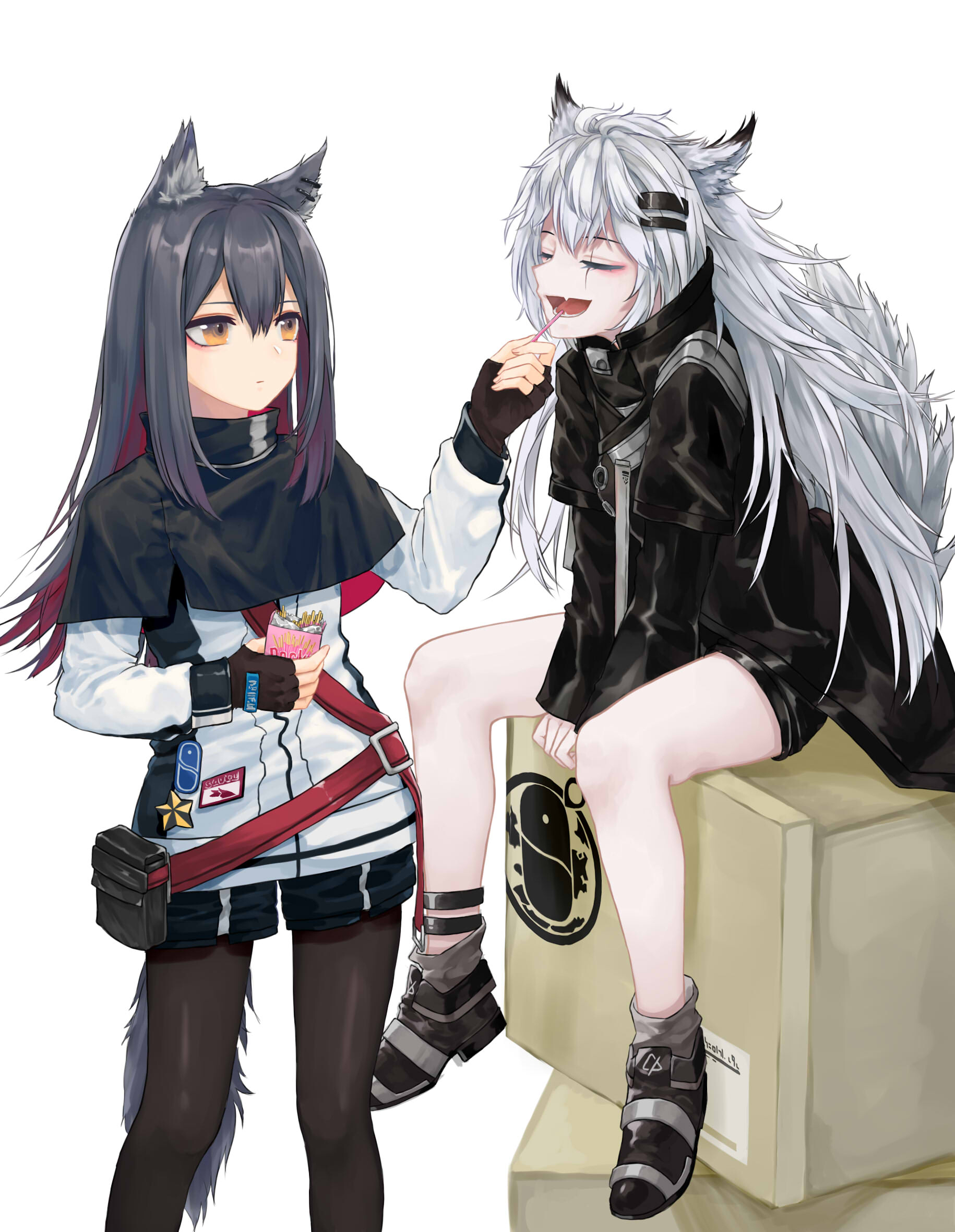 【美图/壁纸】 能天使做不到! 拉普兰德&德克萨斯 【明日方舟】