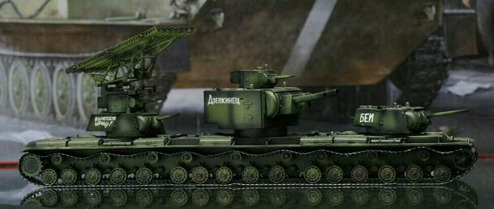 苏军的神奇构思,幻想中的坦克--KV6超级坦克