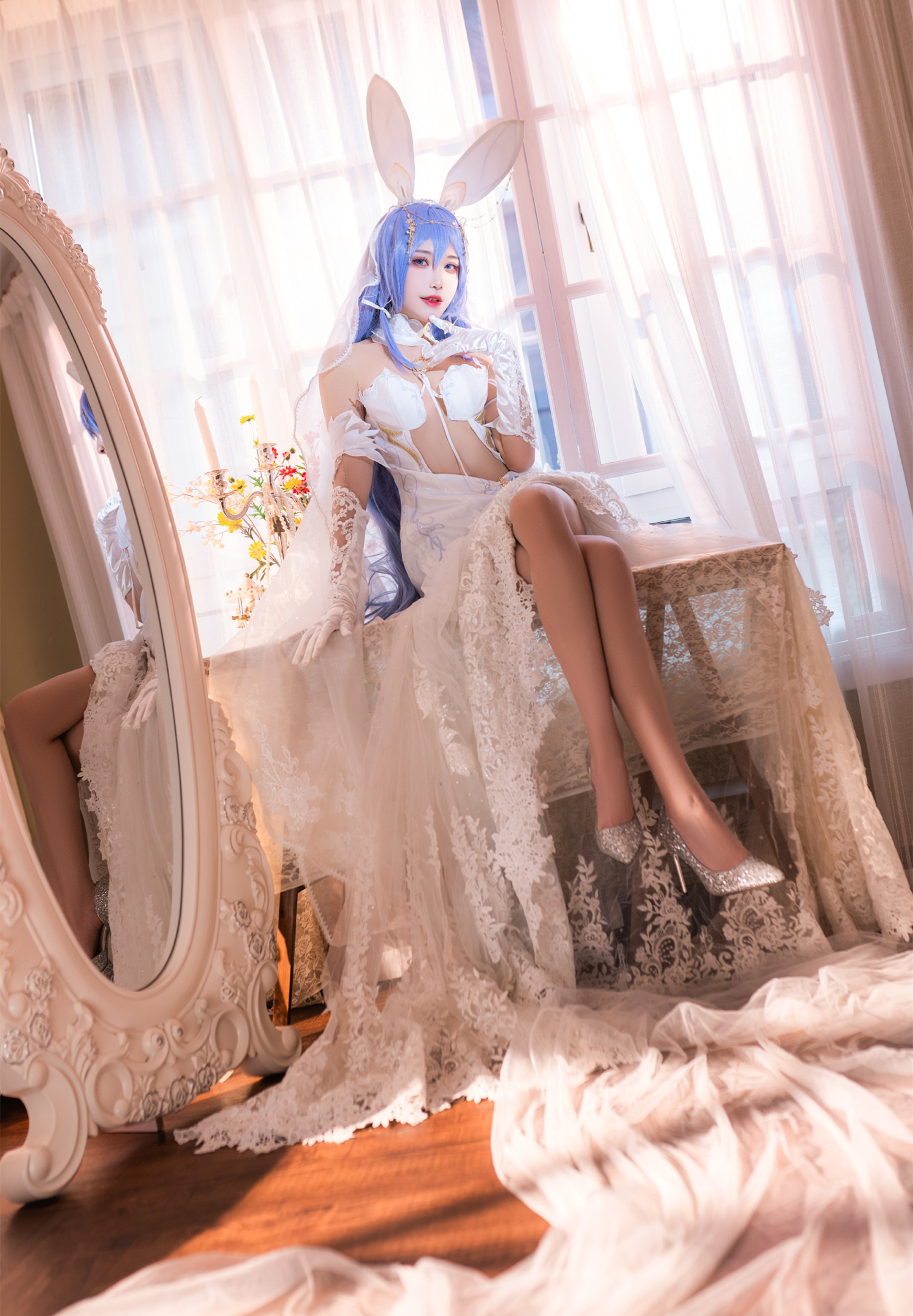 纱希只喝快乐水花园白雪之仪CosPlay5