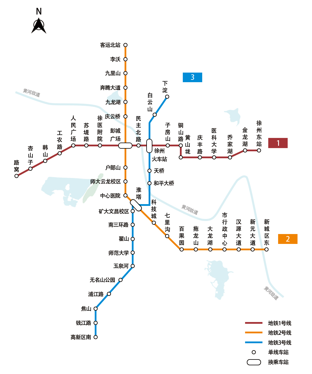 徐州地鐵線路圖2021更新