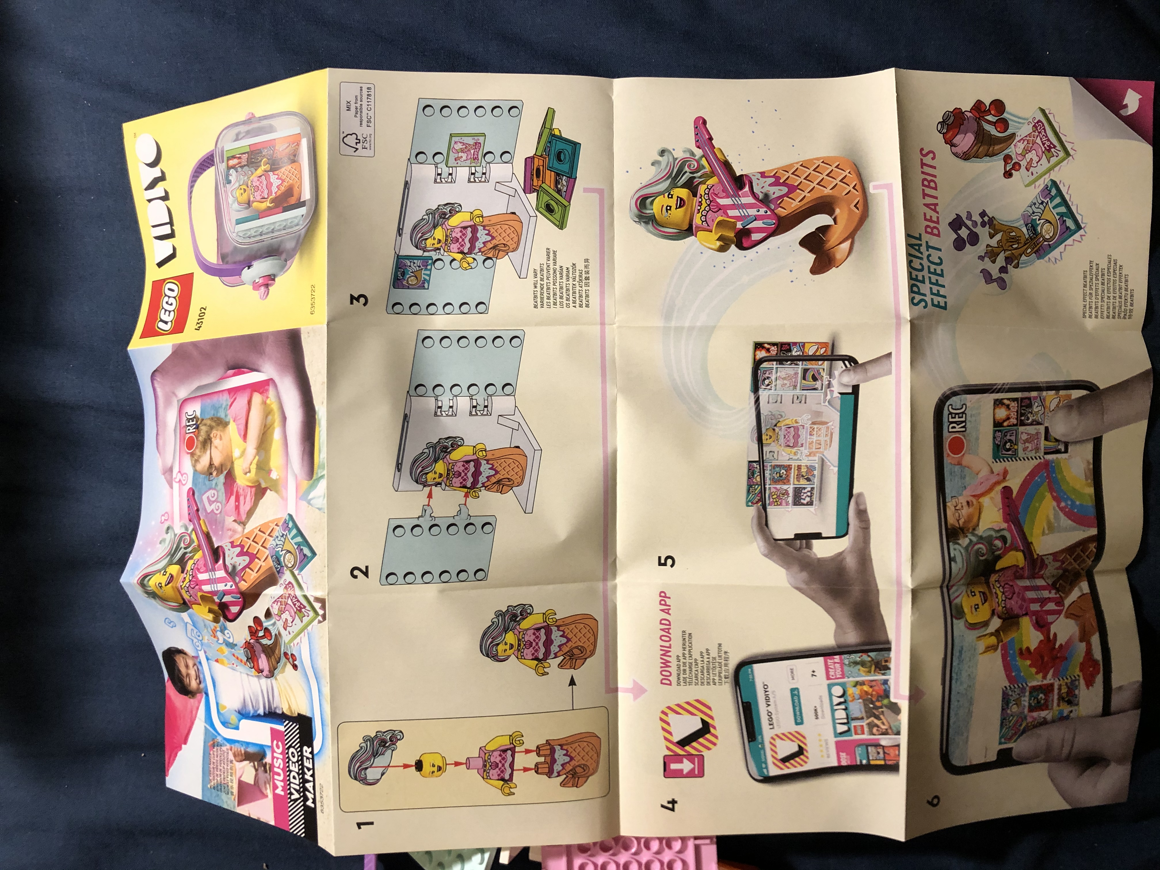 lego vidiyo 43102乐高2021新款vidiyo美人鱼测评
