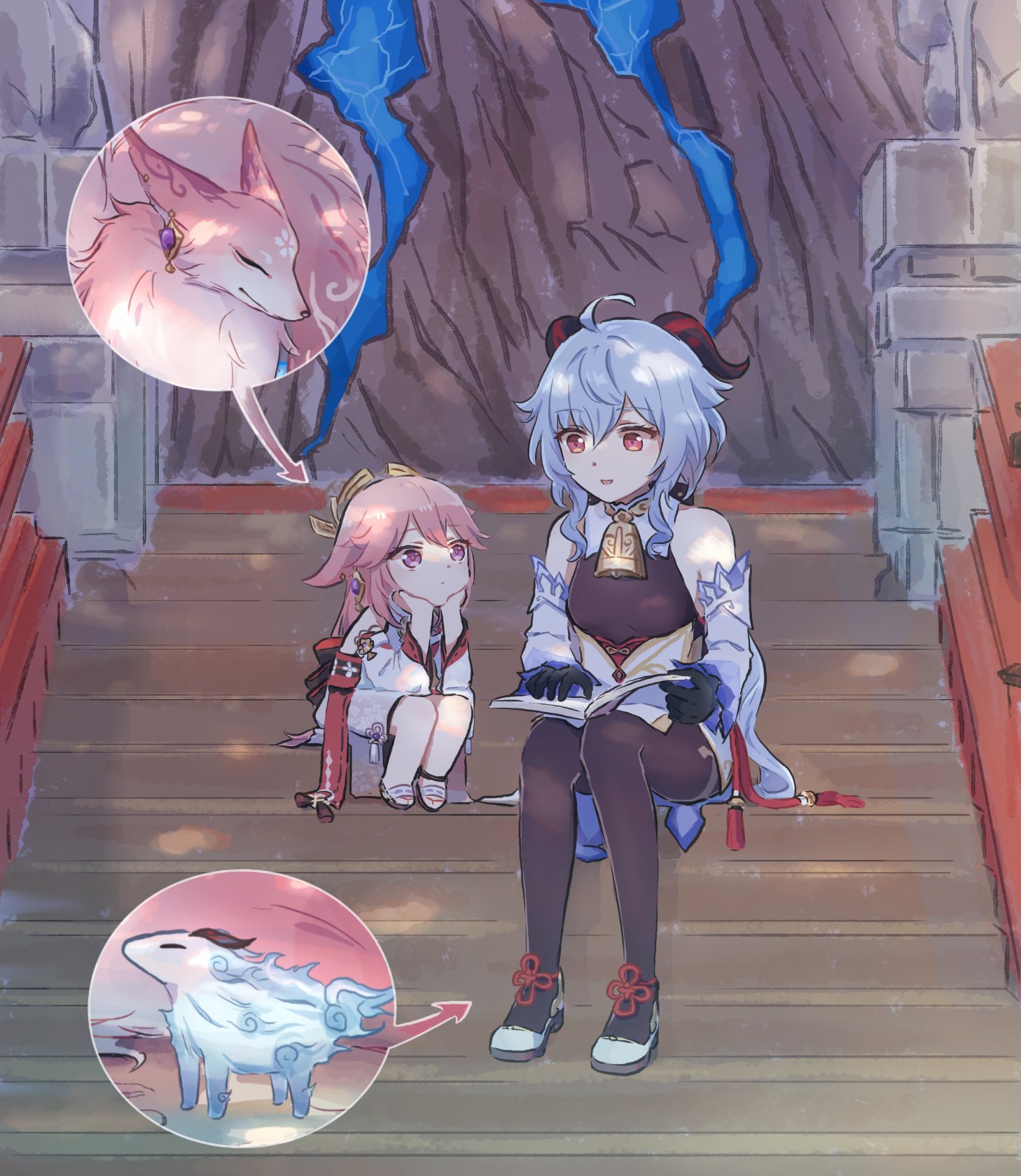 【原神搬运/心臓弱眞君】今日更新36 甘雨/八重神子 哔哩哔哩