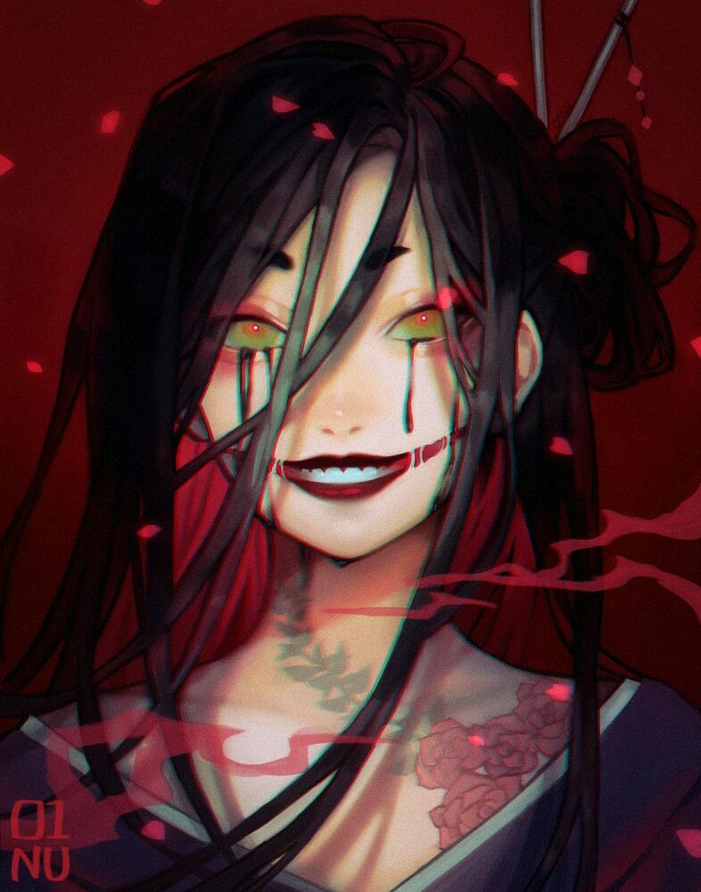 裂嘴妖怪——裂口女图集 - 哔哩哔哩