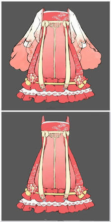 「素材」怎样画漫画(动漫,二次元)古装风格女装