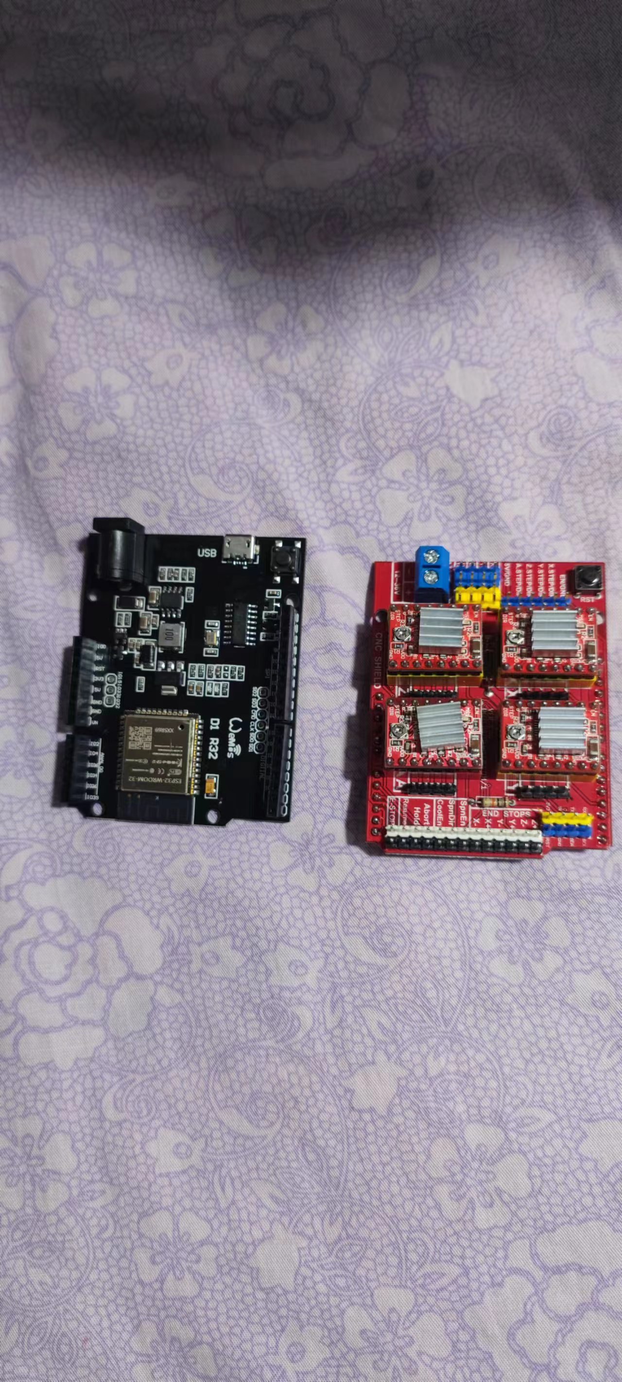 Wemos d1 r32 cnc shield 