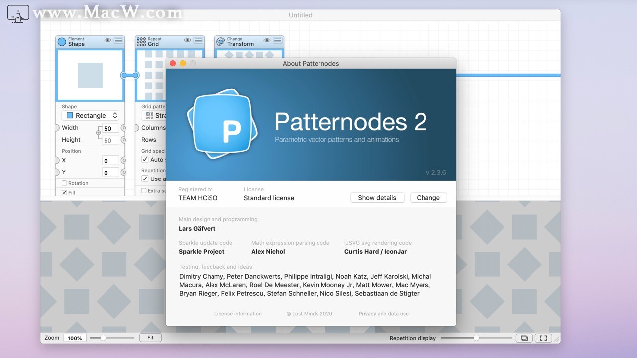 Patternodes download the last version for windows