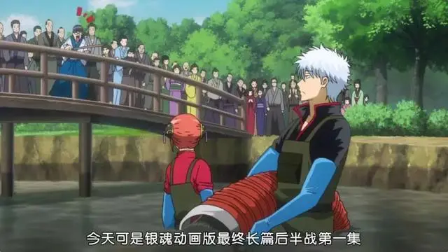 银魂更新了 一上来银时就吐槽高杉在耍帅 哔哩哔哩