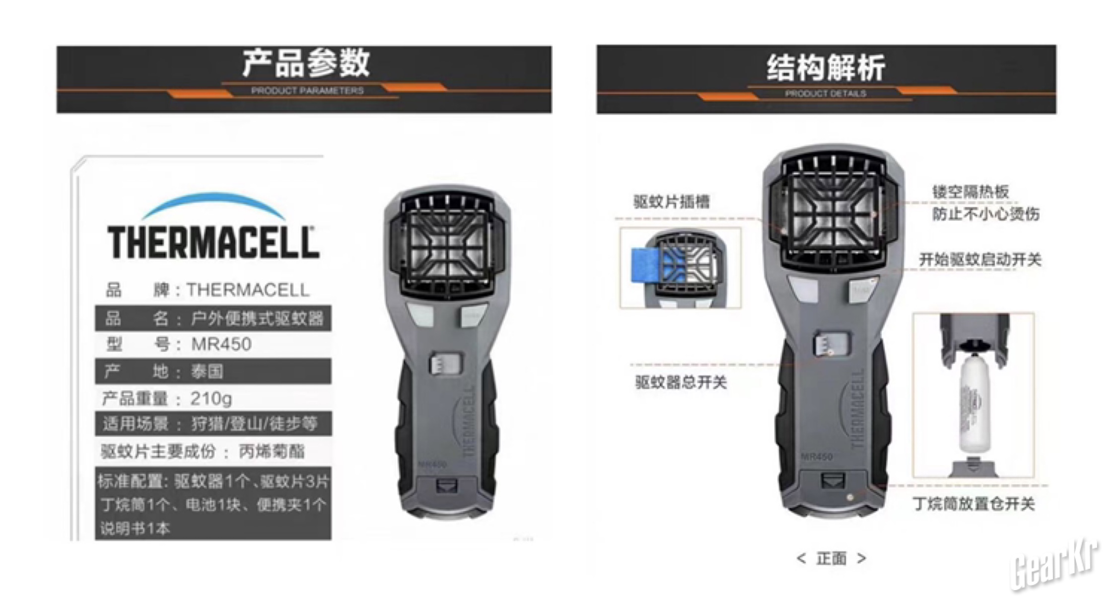 户外驱蚊大作战 NITECORE EMR10 & THERMACELL Backpacker 哔哩哔哩