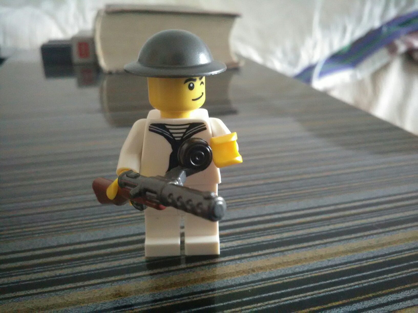 乐高第三方一战brickarms德二MP18冲锋枪测评