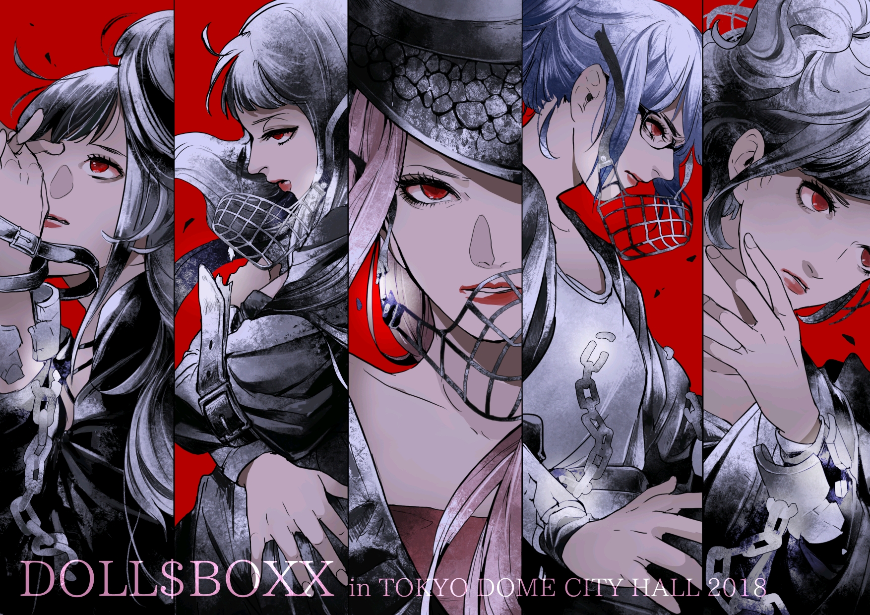 小心利牙笼嘴插画特辑20210204