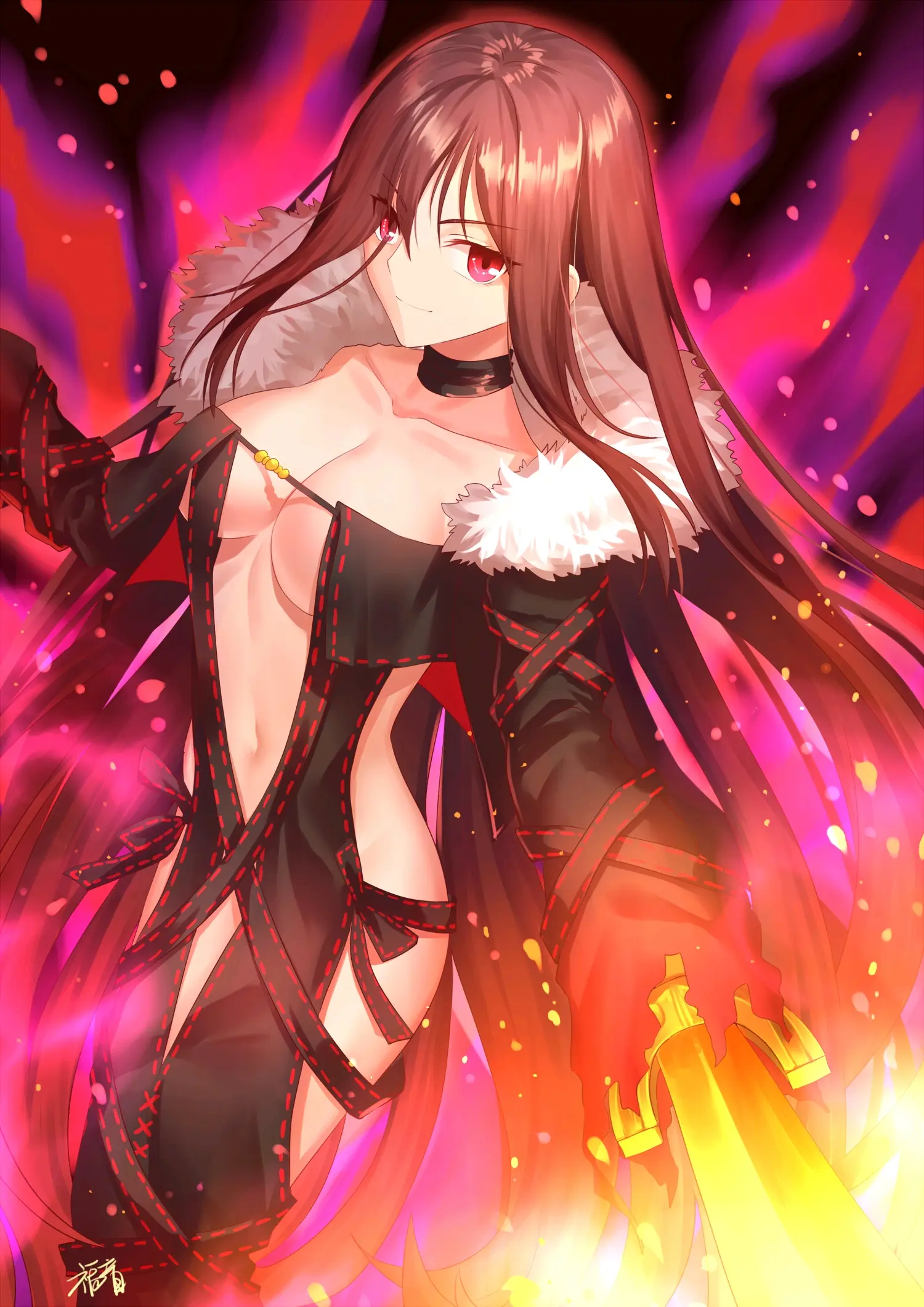 p站fgo虞美人图