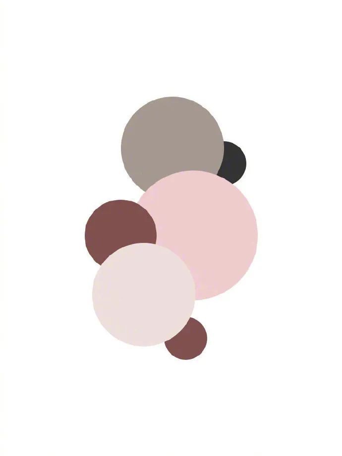 色卡参考一组高级灰配色方案插画设计