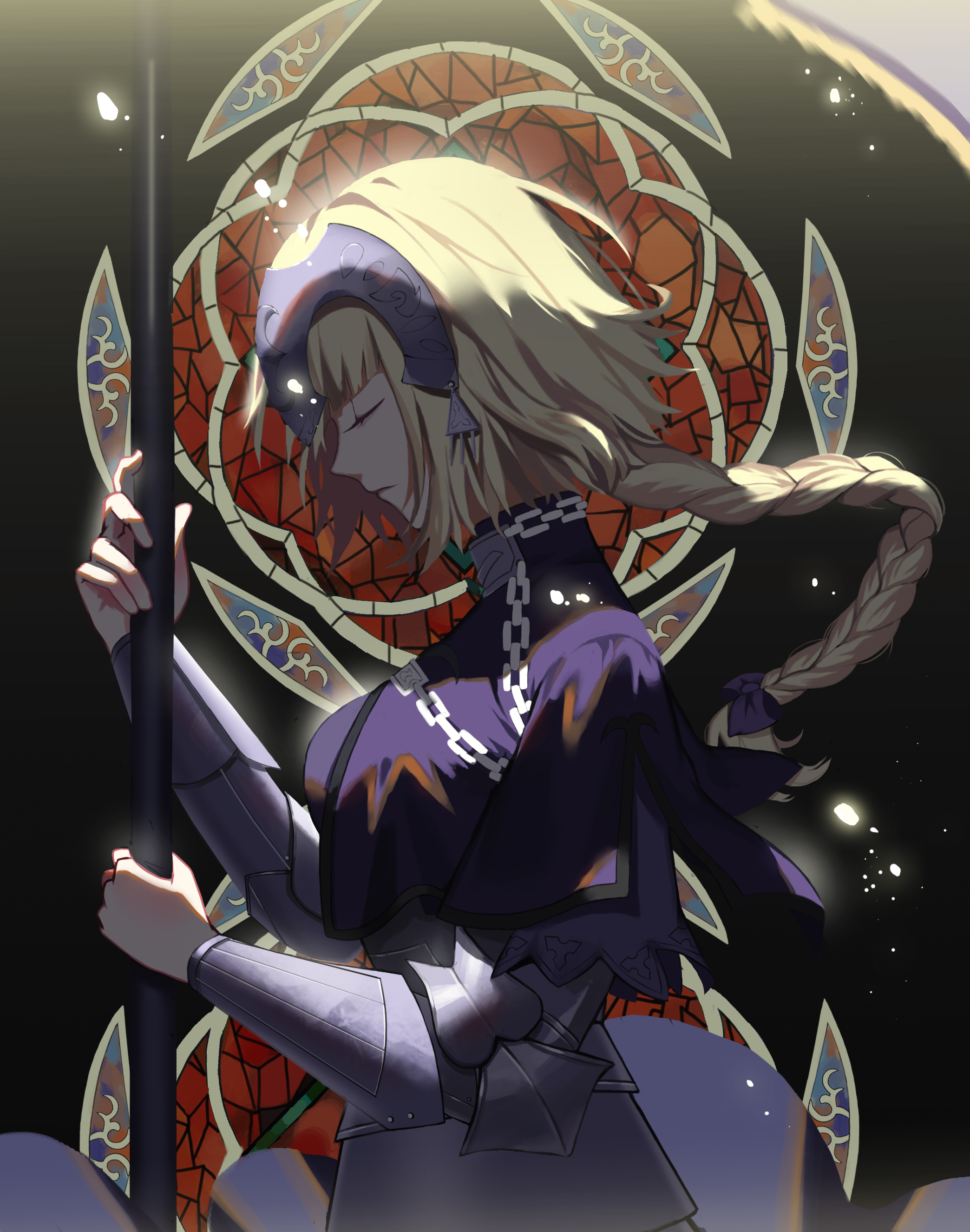 fate图片贞德saber高清壁纸头像背景等