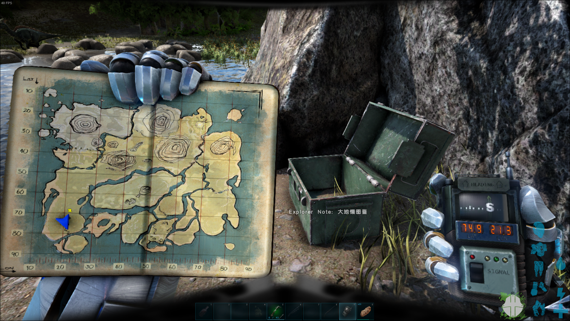 方舟生存进化孤岛全生物图鉴位置