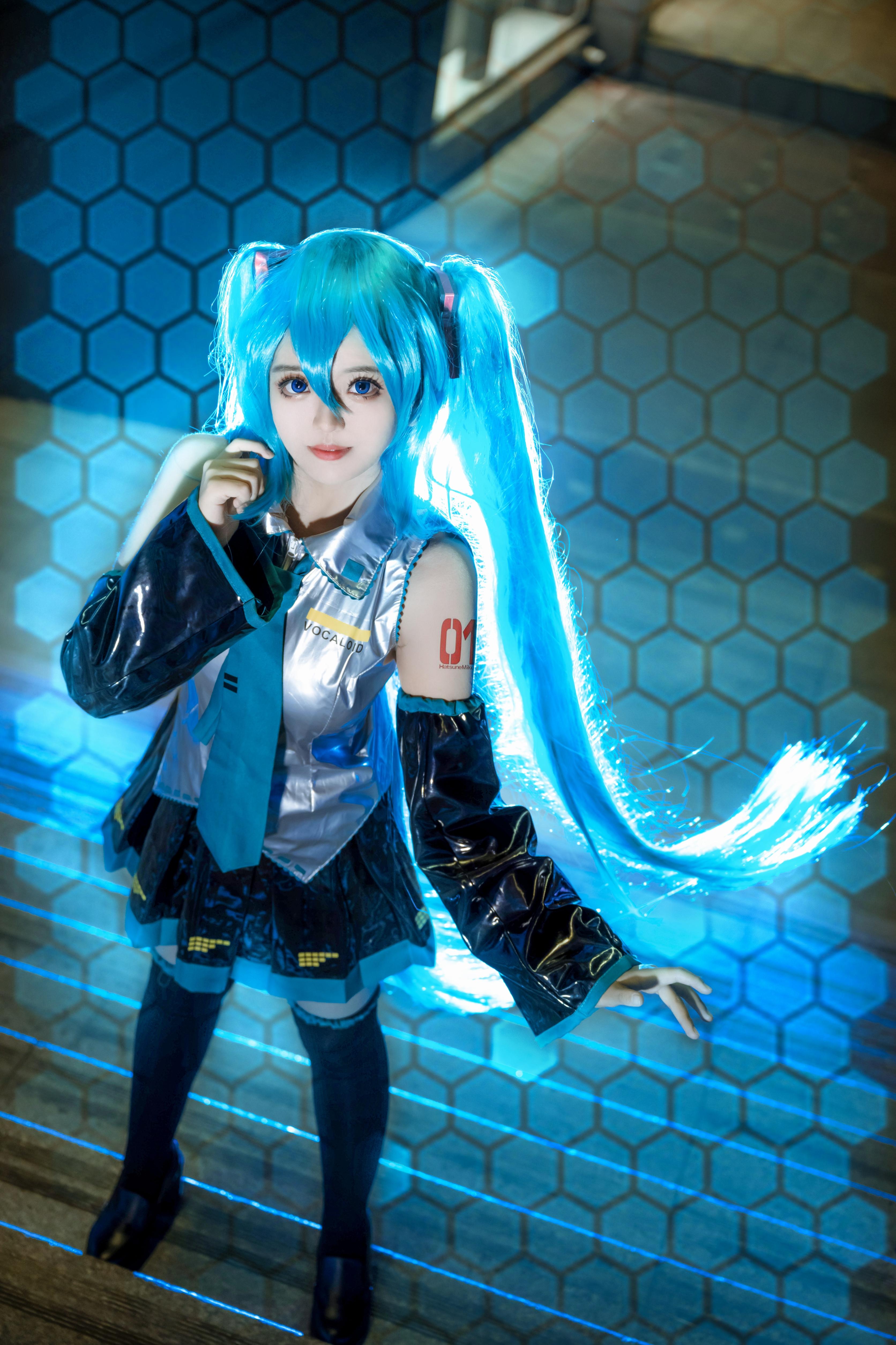 《vocaloid》初音未来cosplay 哔哩哔哩 9597