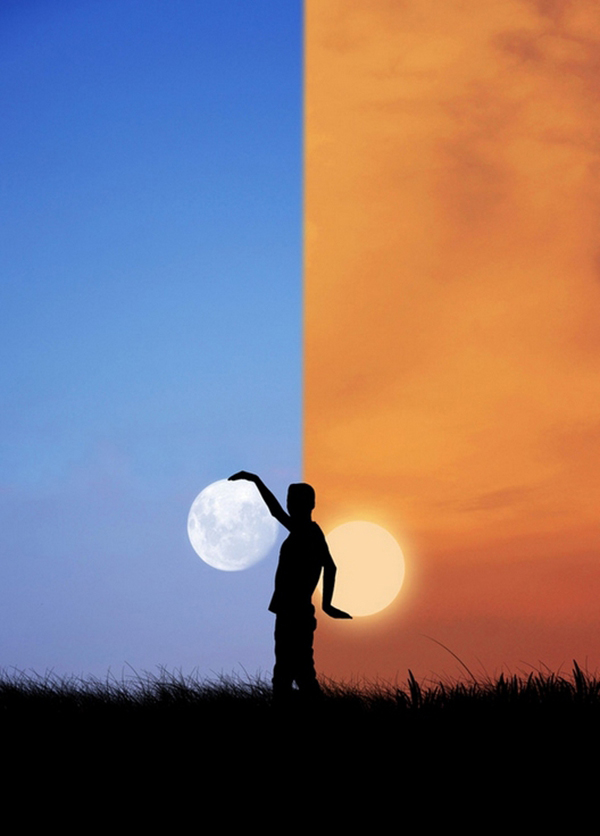 中秋摄影师拍摄的创意月亮实用套路