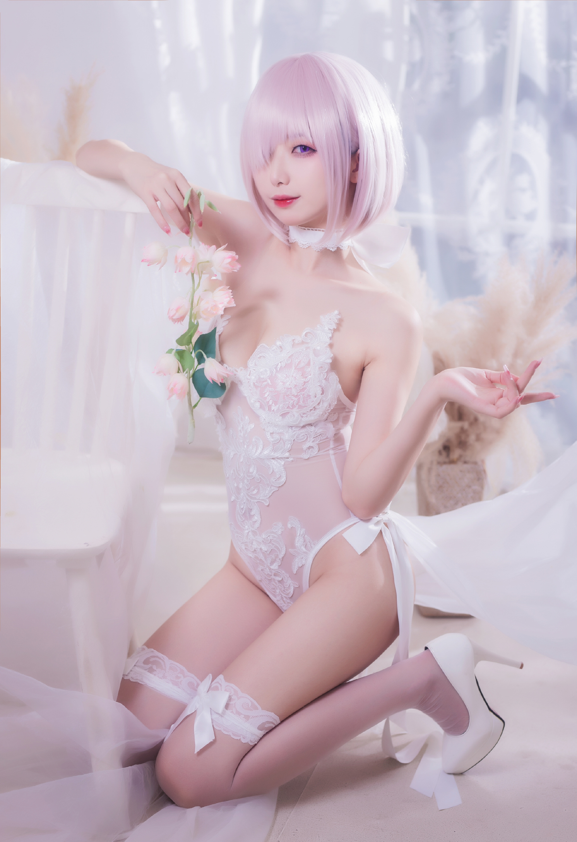 封疆疆V玛修同人婚纱CosPlay5