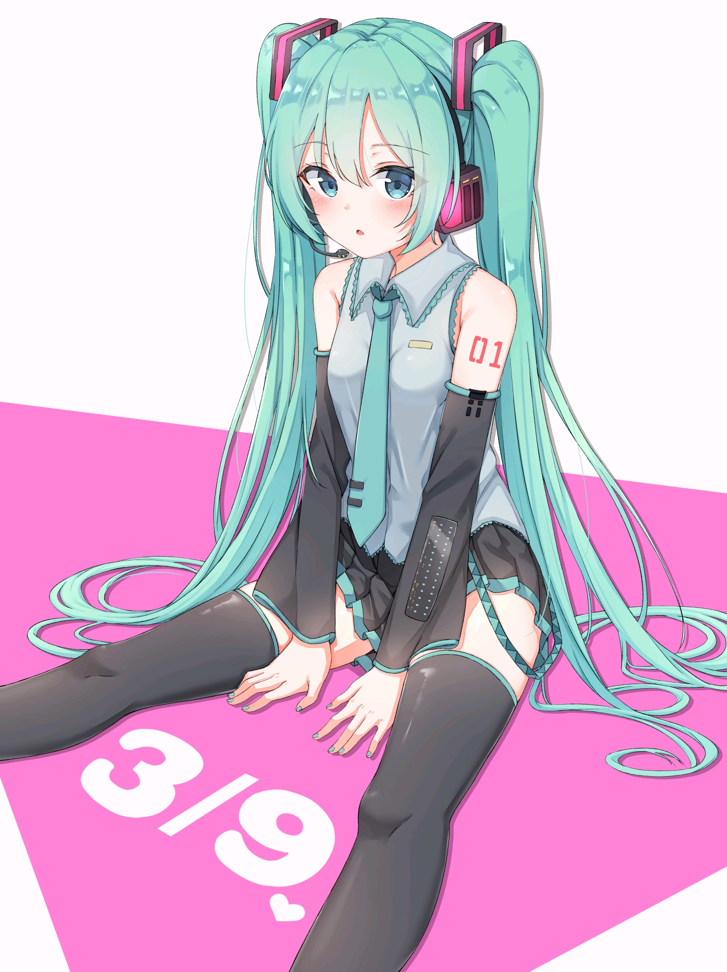 『初音ミク』公式服精选100张ღ