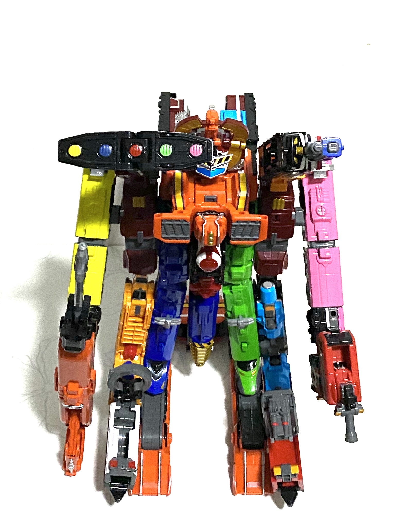 战队周边指南79 dx 烈车战队特急者 盾牌/钻头/警察/消防烈车 & 自创