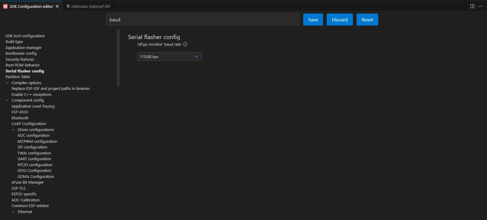 Vscode esp idf monitor 