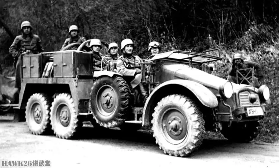 二战德军全轮驱动车辆顶尖技术集于一身希特勒座车改成移动邮局- 哔哩哔哩