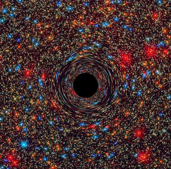 黑洞表面边界图片