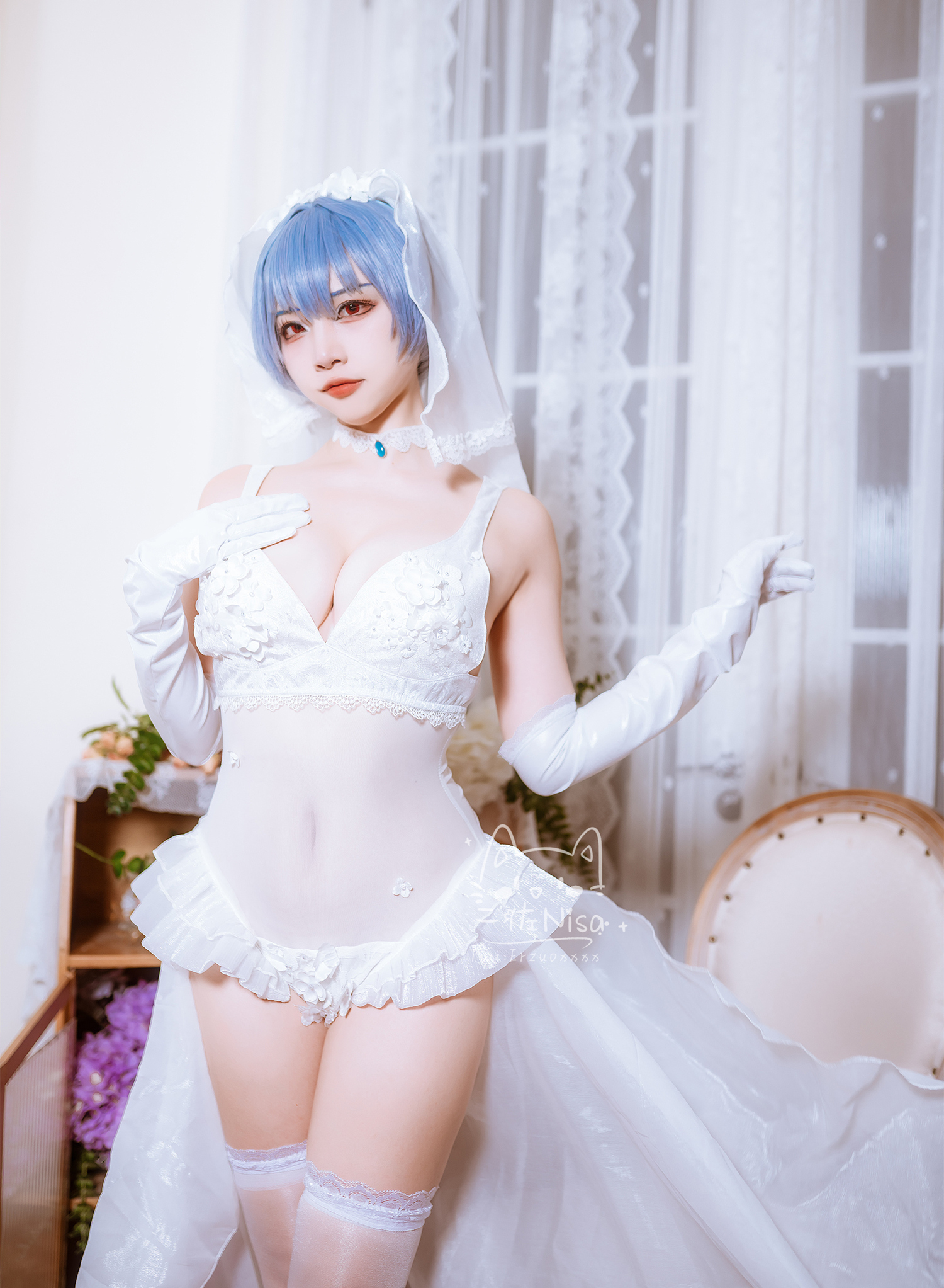 二佐nisa婚纱绫波丽cosplay3