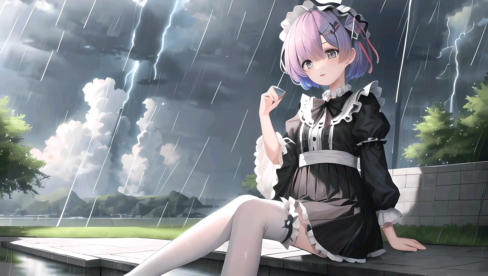 《re:从零开始的异世界生活》蕾姆头像壁纸 - 哔哩哔哩