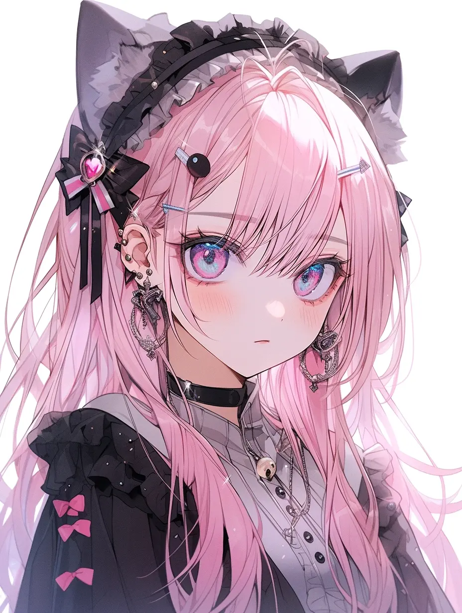 粉色高清壁纸4k美少女系列