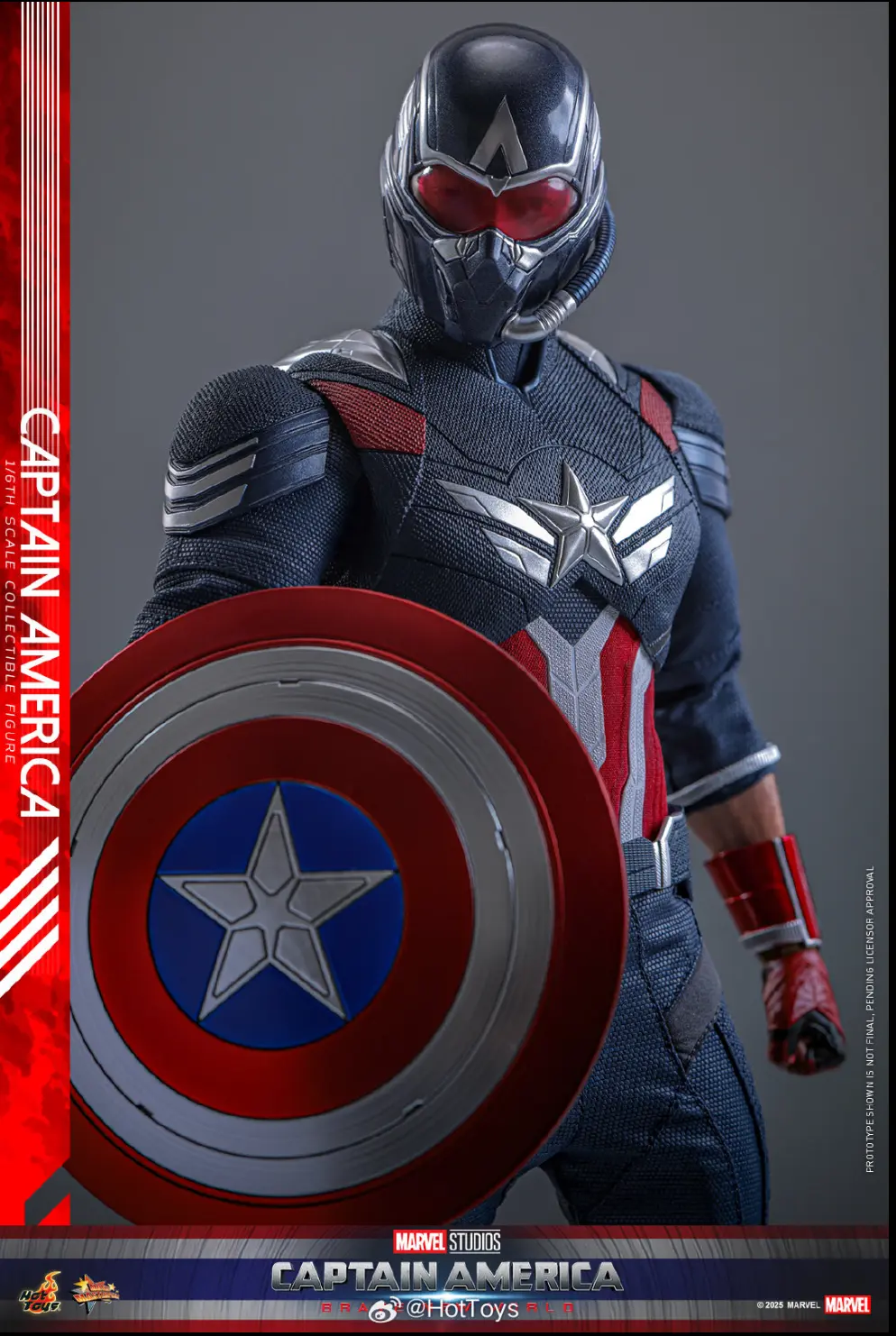 hottoys《美国队长4:美丽新世界》二代美国队长