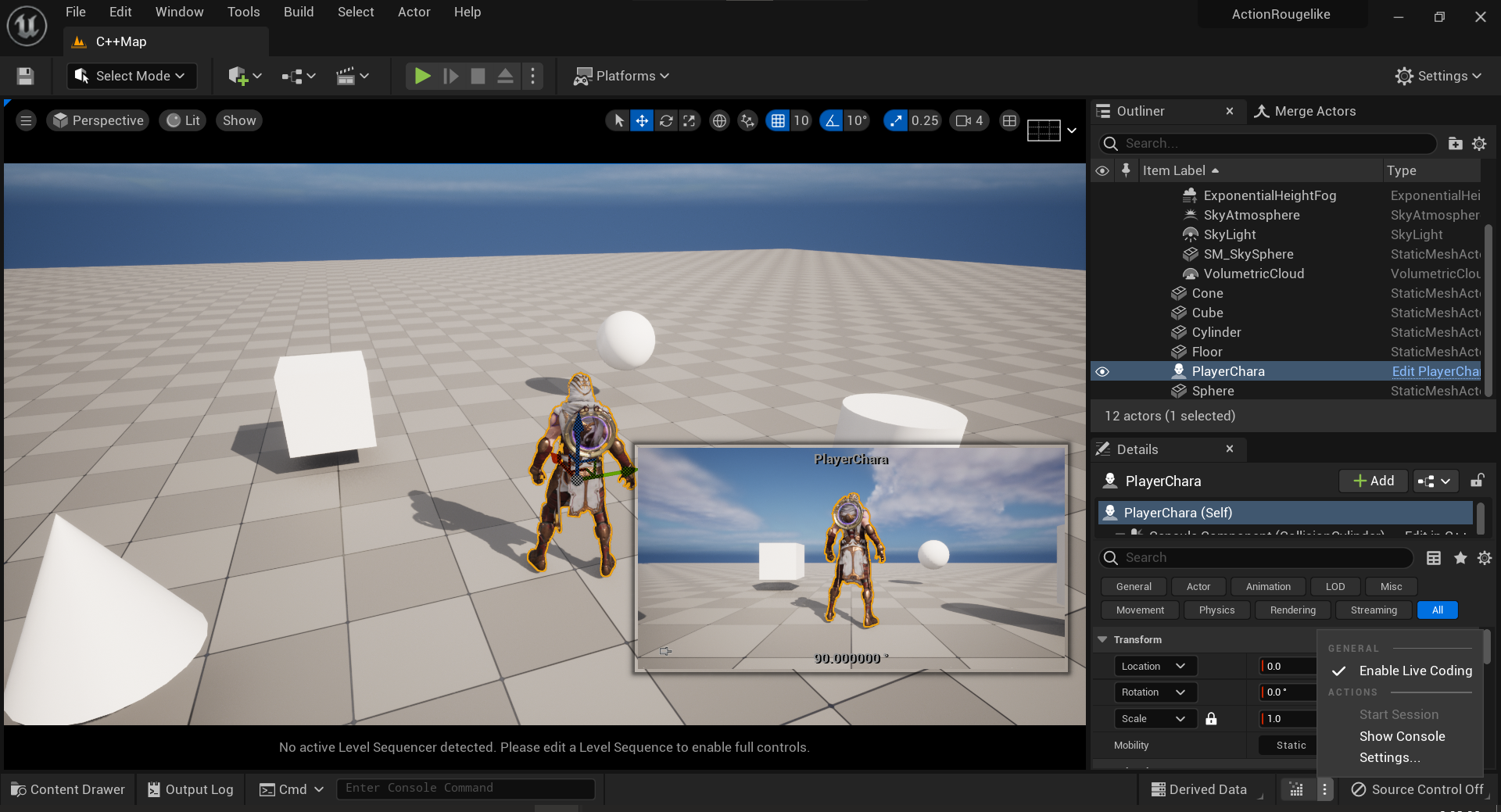 Unreal engine rider 