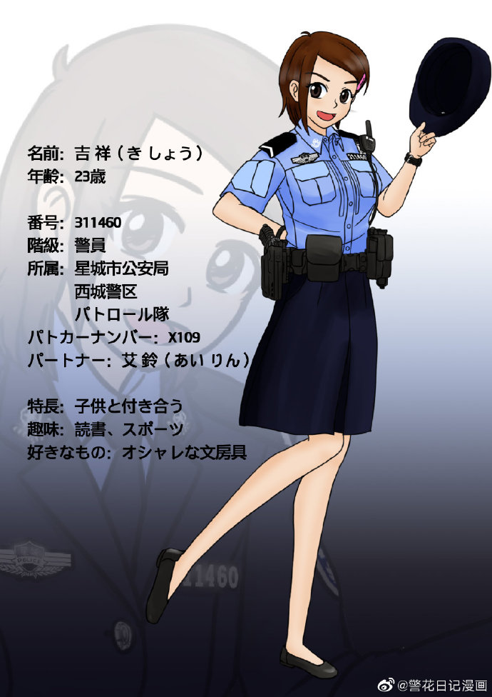 漫画警花日记第0集