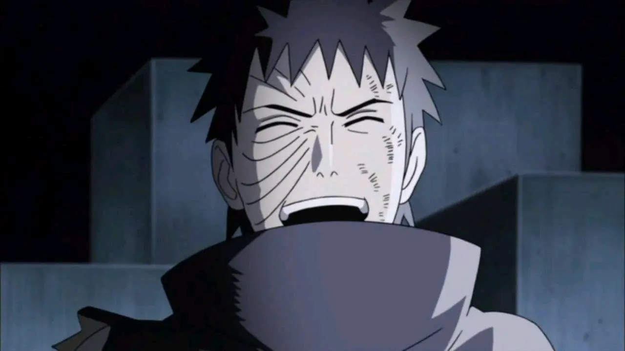 技能描述:宇智波带土释放出通灵术·十尾,一只巨大的十尾怪物出现在