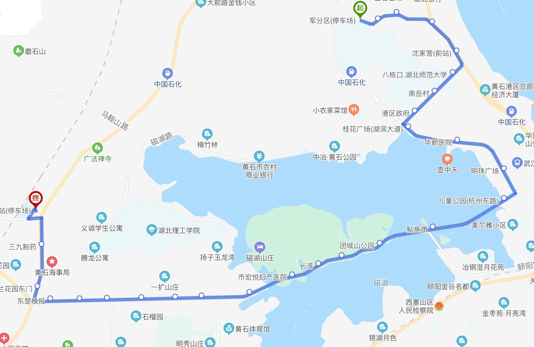 黄石37路——黄石北站第一线