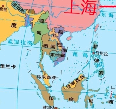 柬埔寨的地理位置地图图片