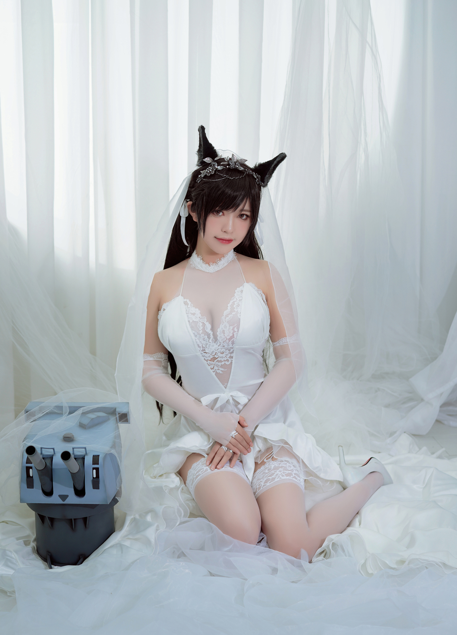 半半子Cosplay爱宕花嫁5