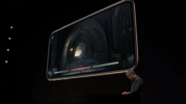 上古卷轴手游亮相apple发布会 iphone xs max或